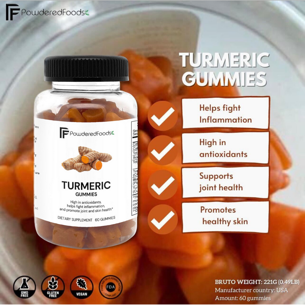 Turmeric Gummies – Powdered Foods